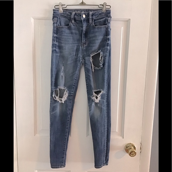 American Eagle SuperStretchX distressed Jeans - Picture 3 of 10